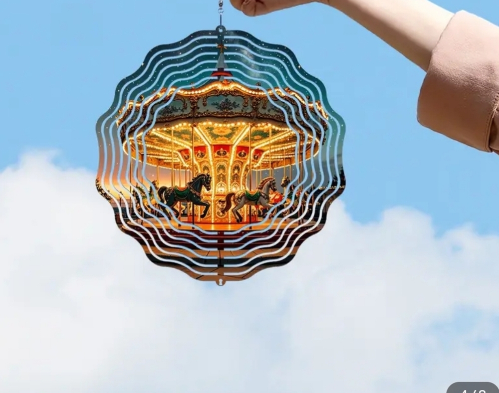 Wind spinner carousel - Picture 3 of 4